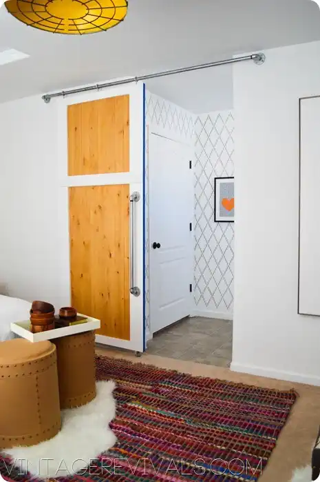 Sliding Door How To Stencil Wall