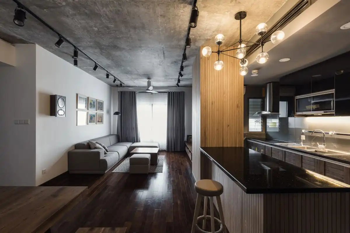 Small Apartment Redesigned For A Nostalgic Family