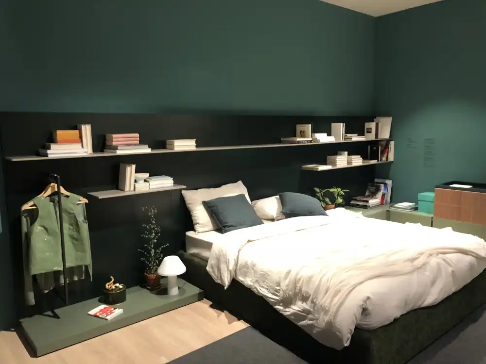 Small apartment bedroom