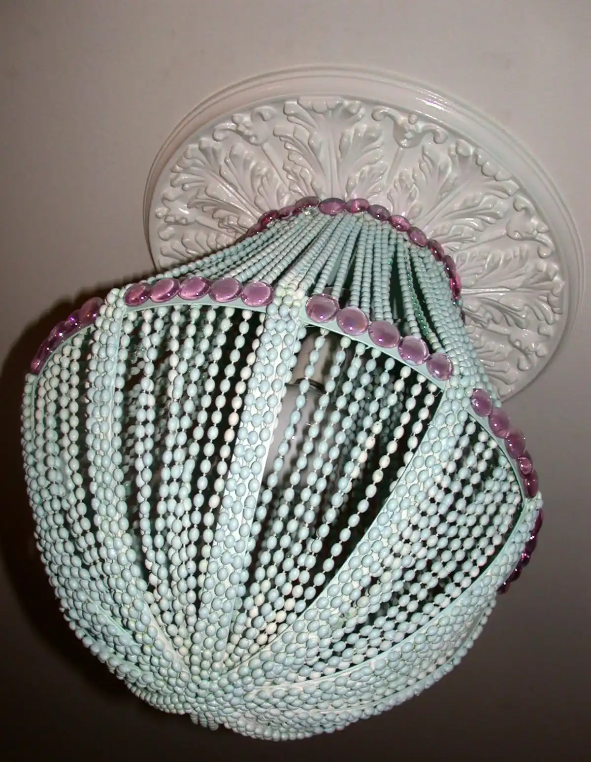Small beaded chandelier