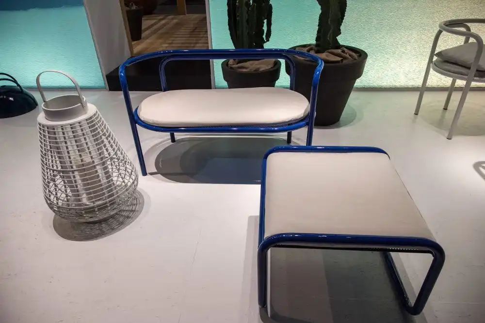 Small bench and chair from Locus Solus