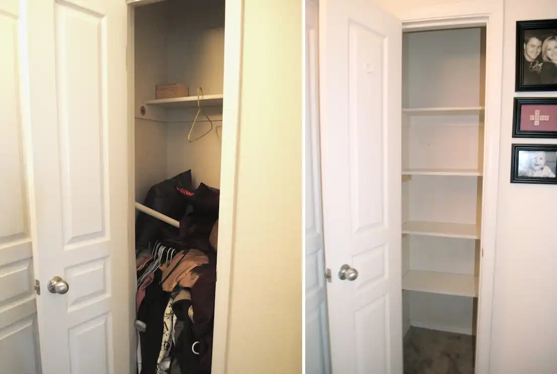 Small closet makeover