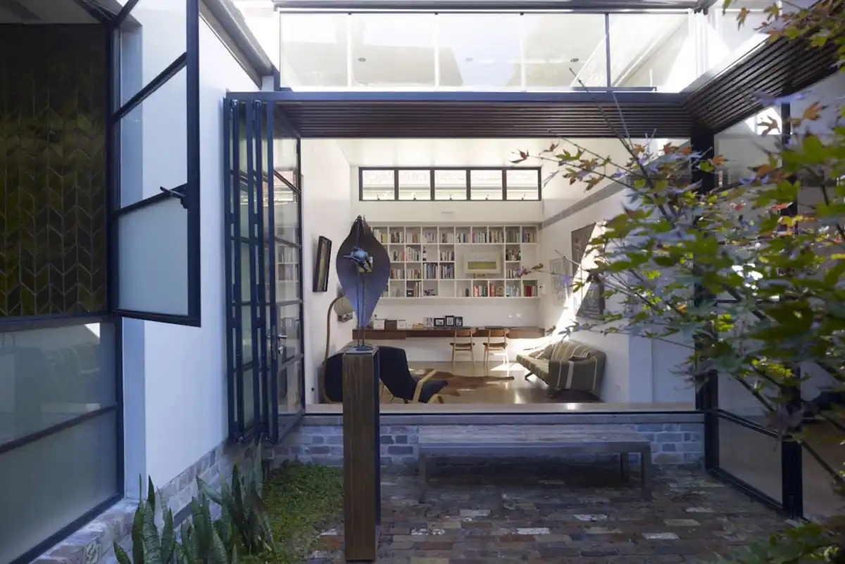 Small living room folding doors