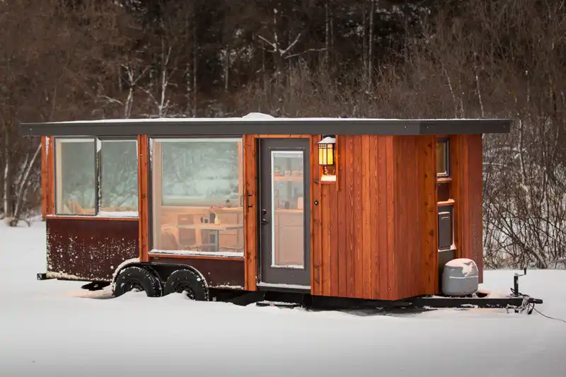 Small tiny home on wheels