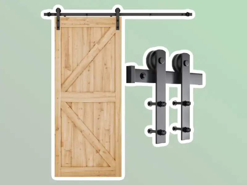 Smoothly and Quietly Barn Door Kit
