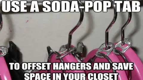 Soda pop hanger
