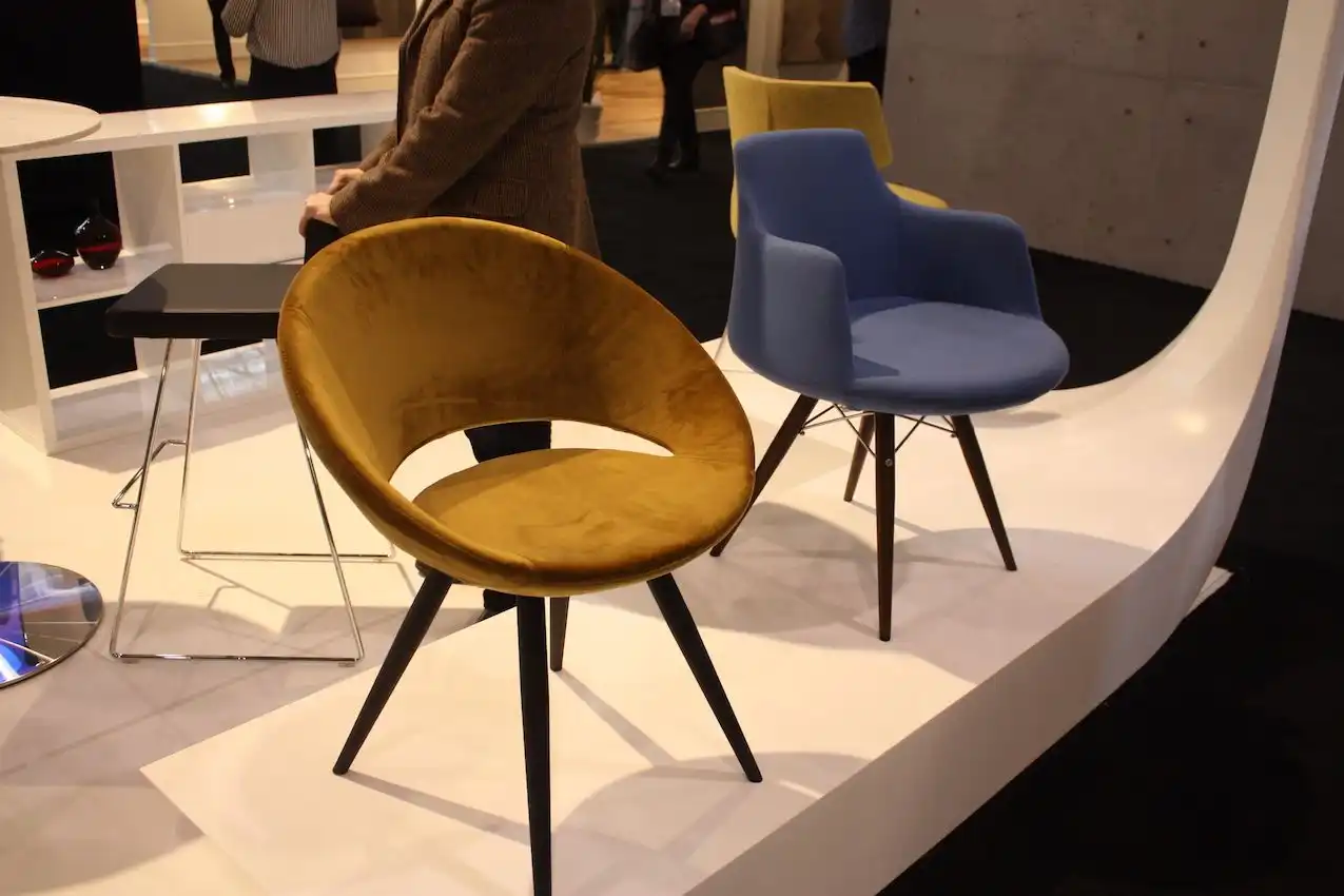 These two sleek-legged chairs from SohoConcept are a good example of pieces to incorporate into your current decor for an update.