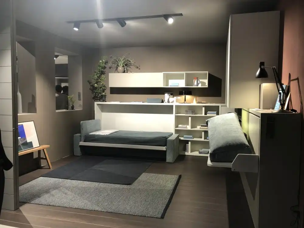 Space saving furniture for bedroom