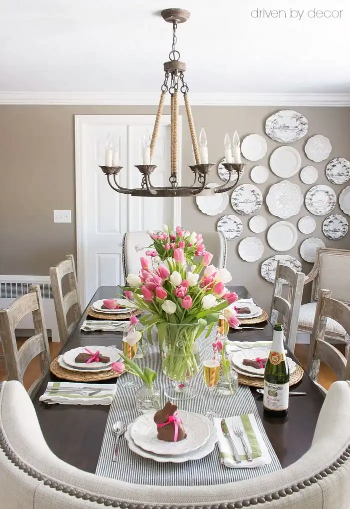 Spring Easter Table Decor