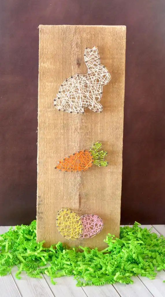 Spring and easter string art