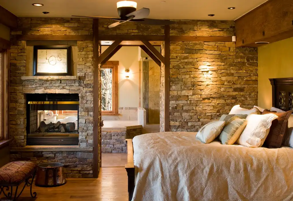 Stacked-stone-fireplace-and-double-sided
