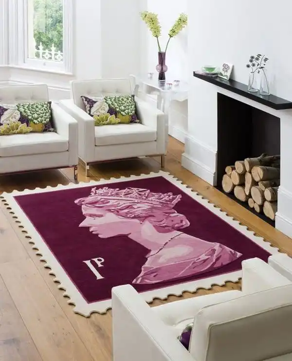 Traditional stamp rug