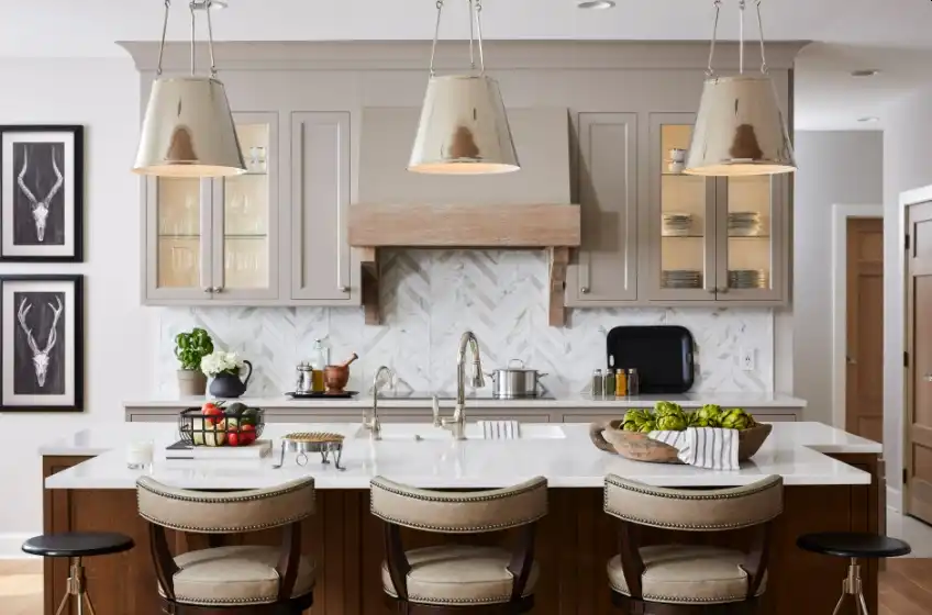 Standard Greige Kitchen Cabinets