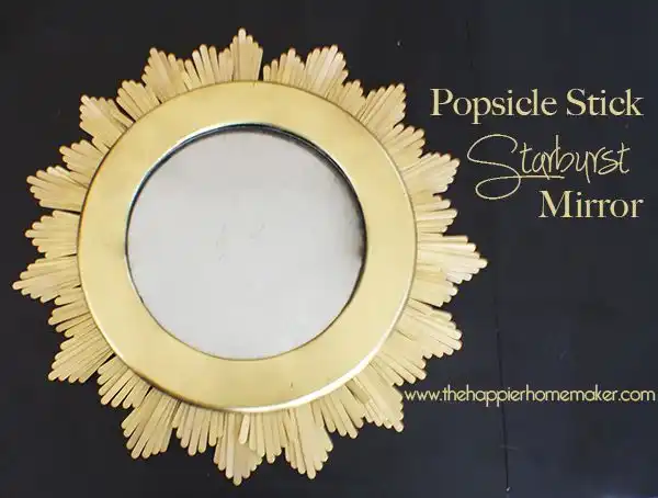 Starburst mirror DIY Project