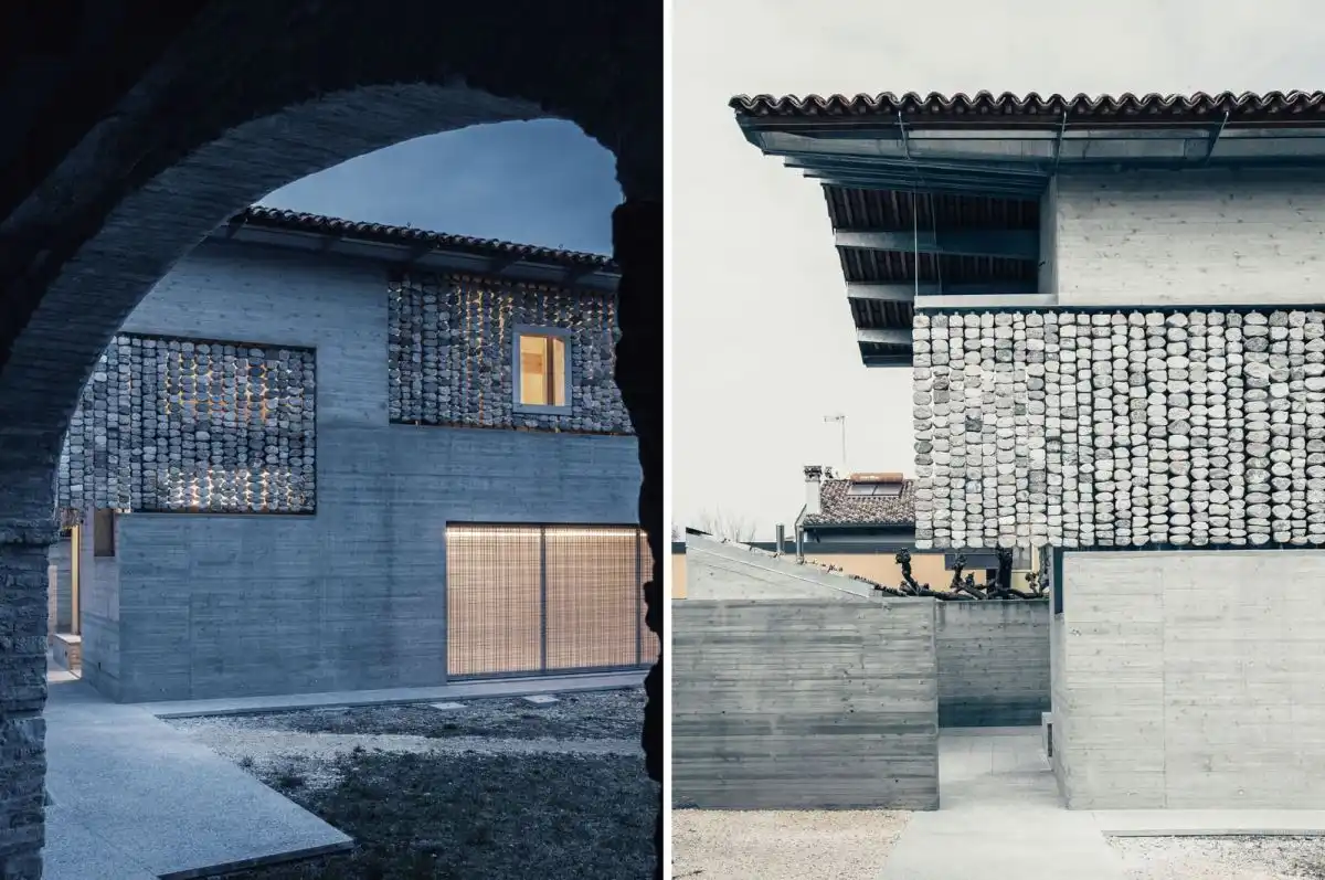 Hang stone curtains outside your windows
