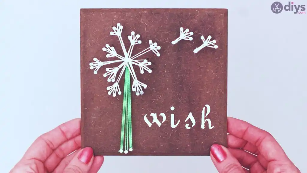 String Dandelion Wall Art