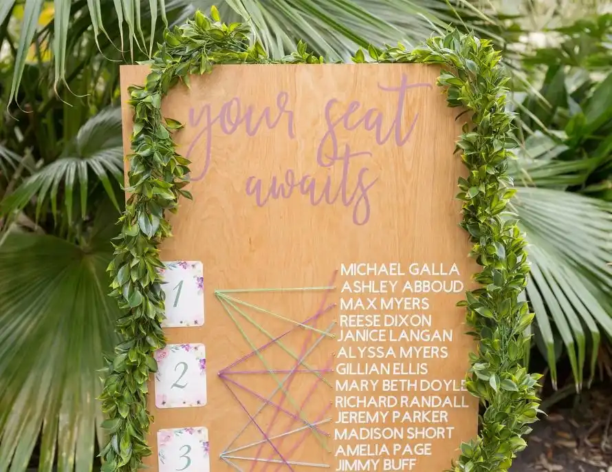 String Wedding list