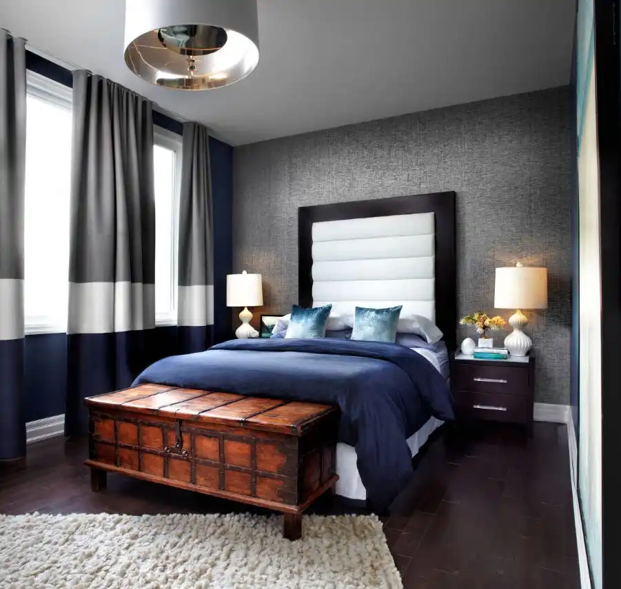 Striped Bedroom Curtains