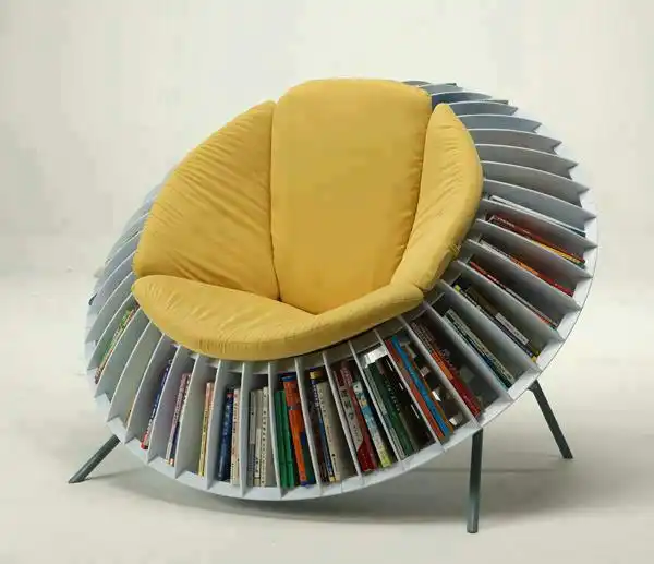 Sunflower Chair with Books Storage