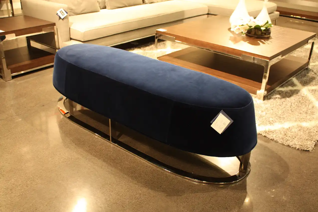 Sunpan velvet bench