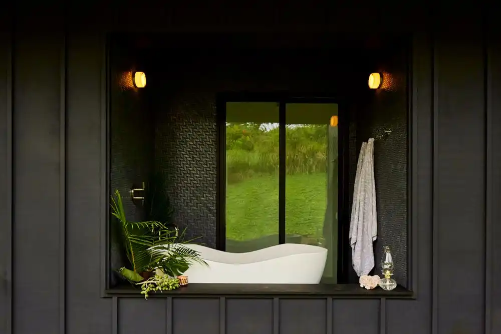 Sustainable off grid house by LifeEdited bathroom