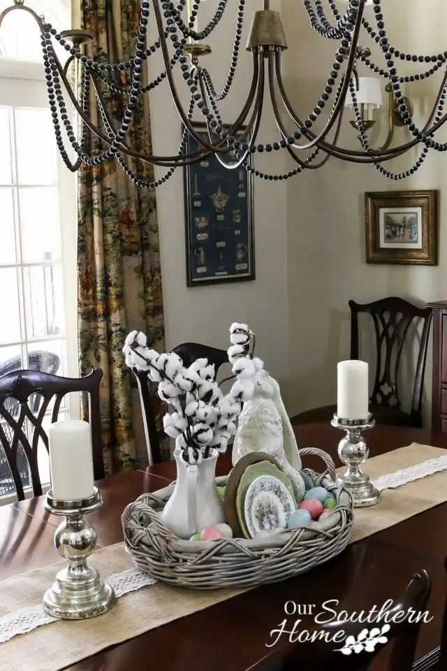 Table Centerpiece DIY for Easter