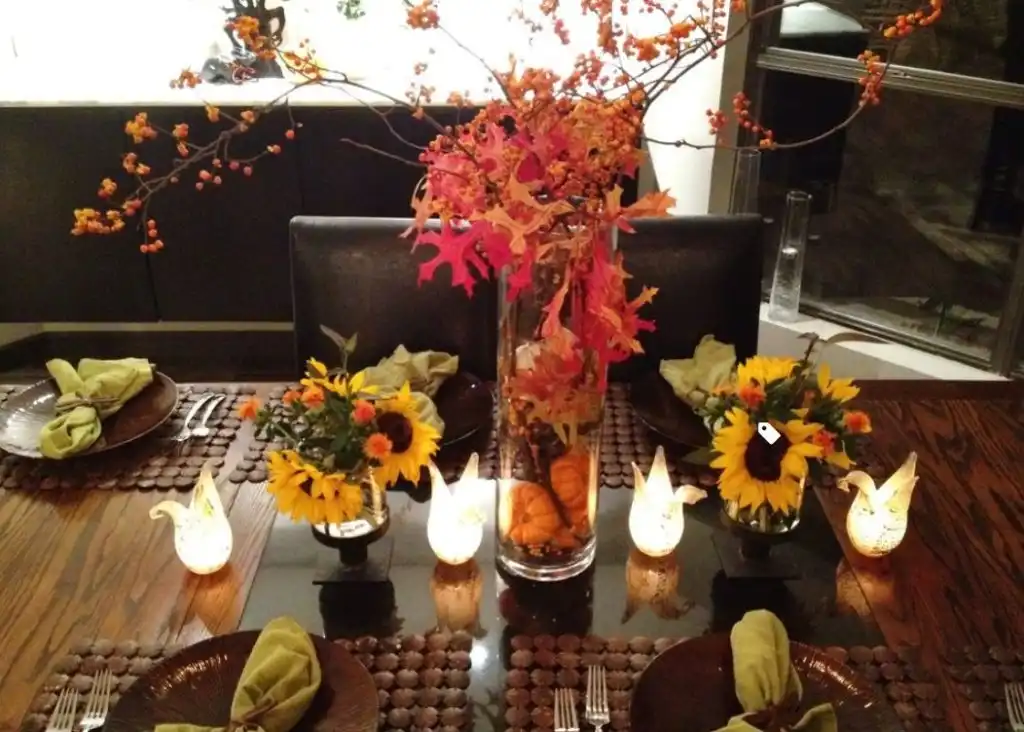 Fall Party Decor Table Centerpieces