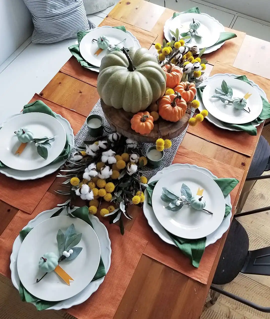 greenery for fall tablescapes