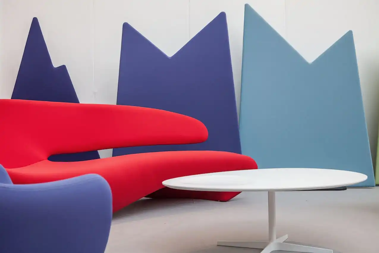Tafaruci's Yume sofa by Daniel Rode and Fabio Flora's Lunar table.