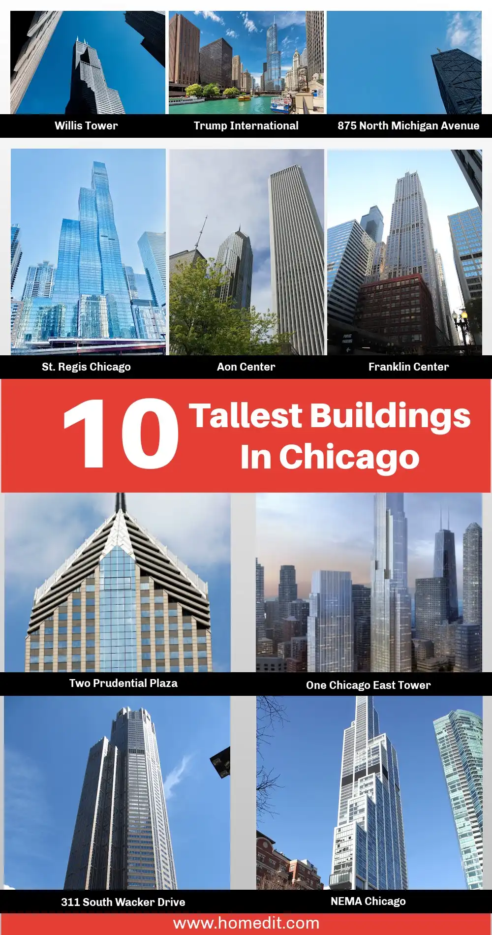 Tallest Buildings in Chicago Create The Most Unique Skyline