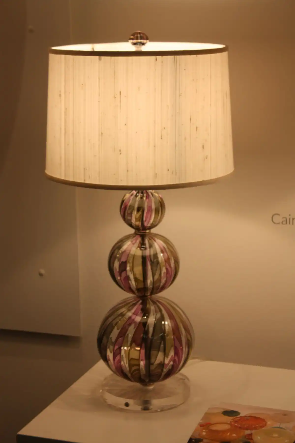 Taupe lamp design