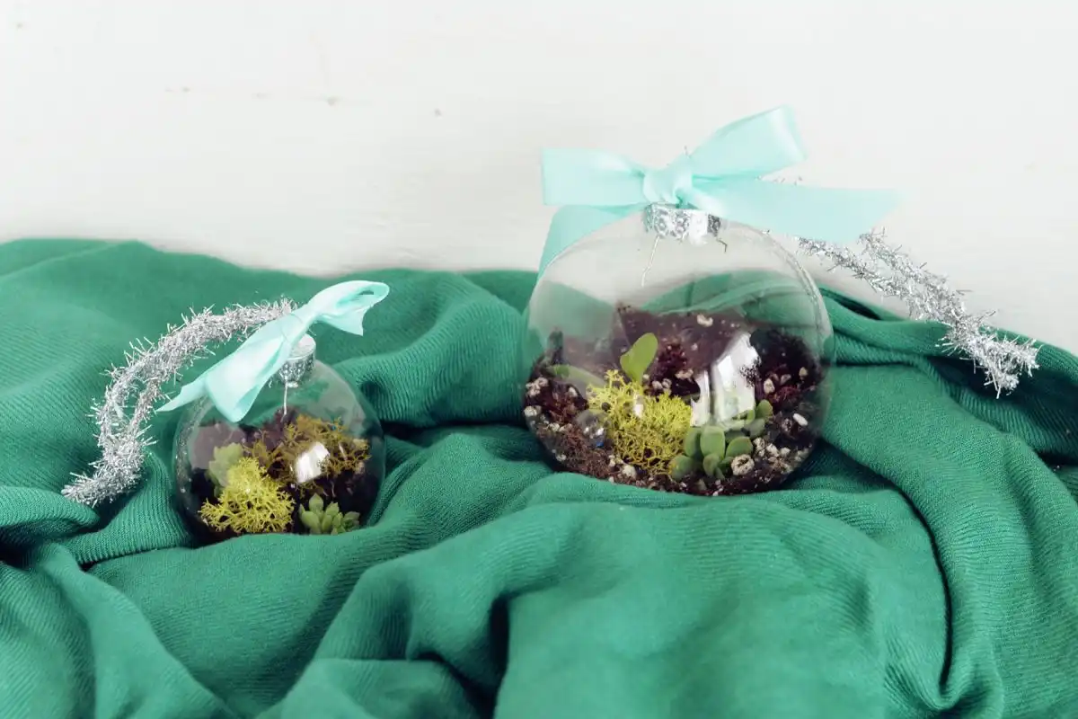 Terrarium Ornaments for Christmas Tree