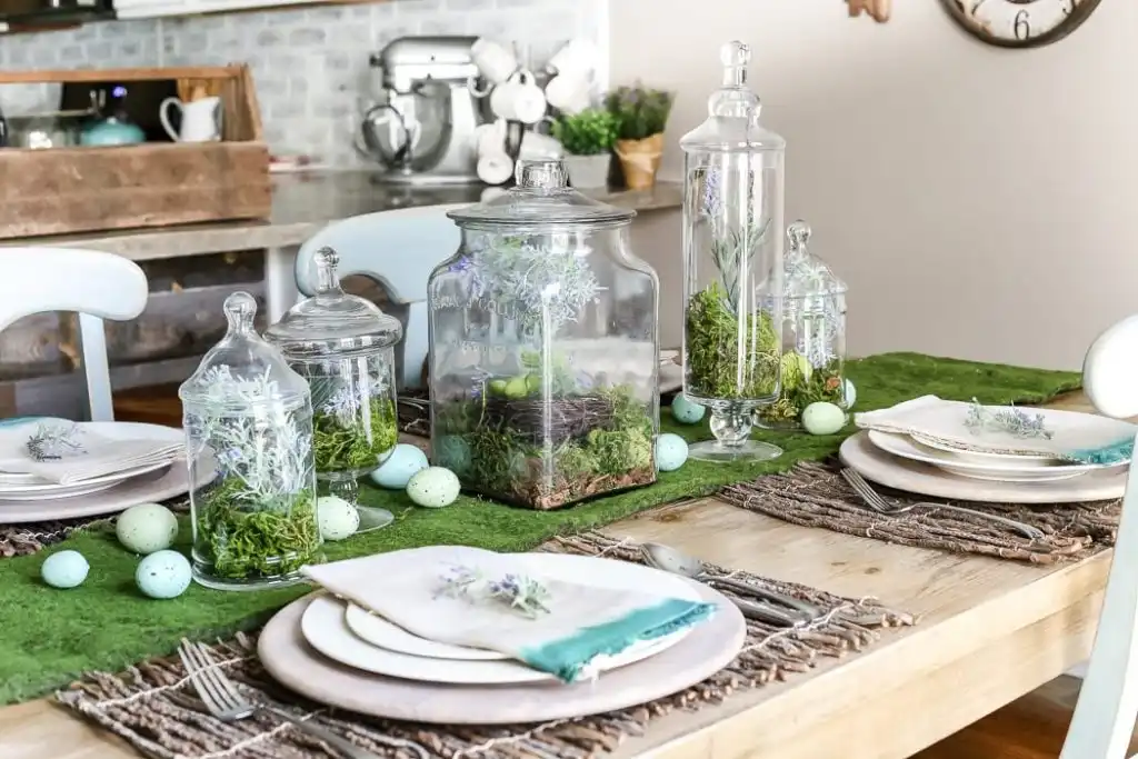 terrarium alternative table runner