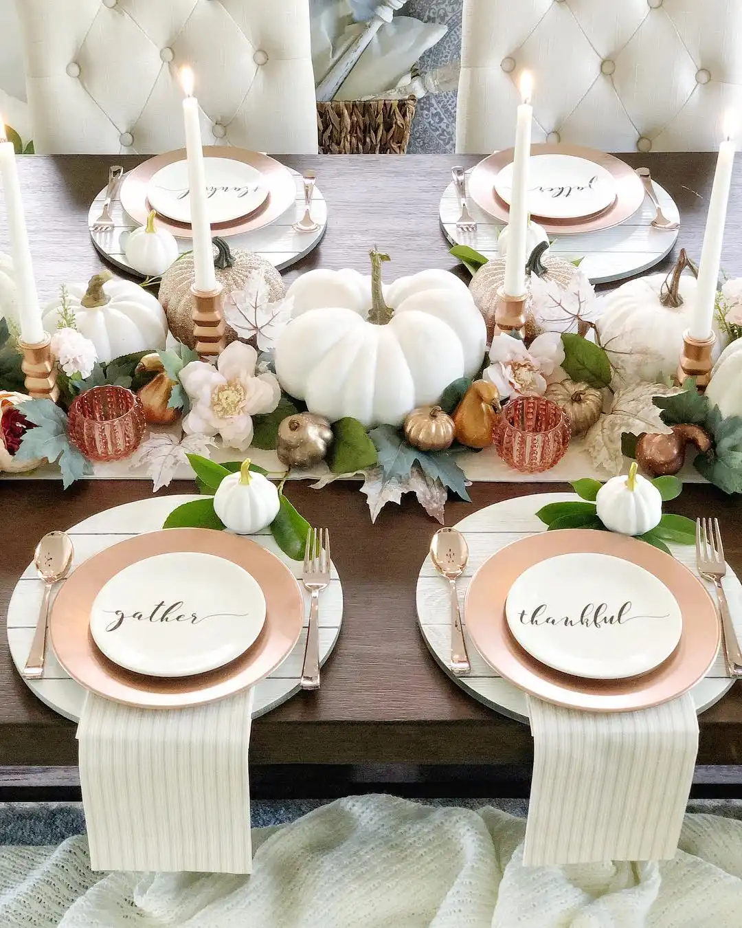 Cheerful with White and Gold