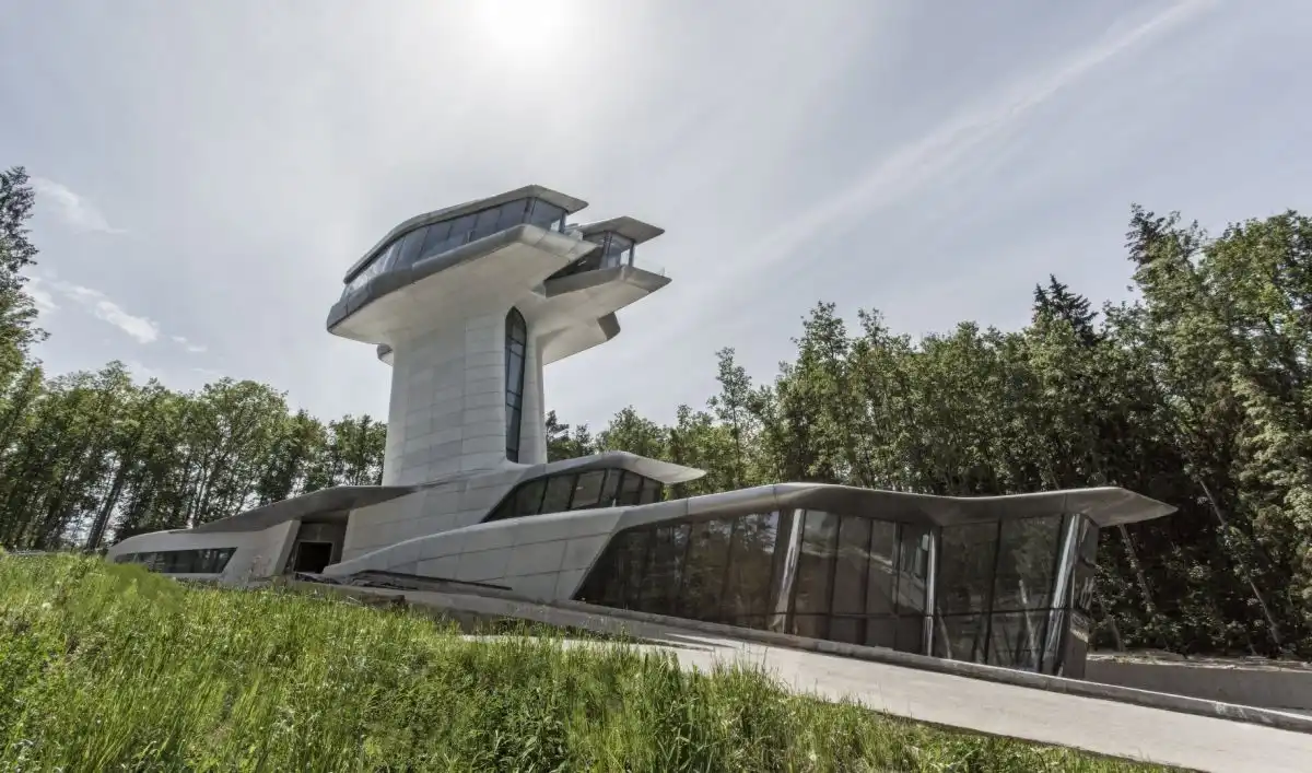 A futuristic house in Moscow