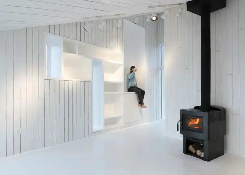 The Fogo Island Studios interior