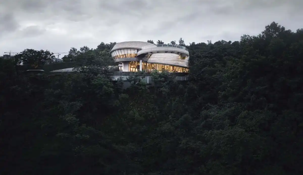 The LOOP Gallery design by LWK + PARTNERS -forest