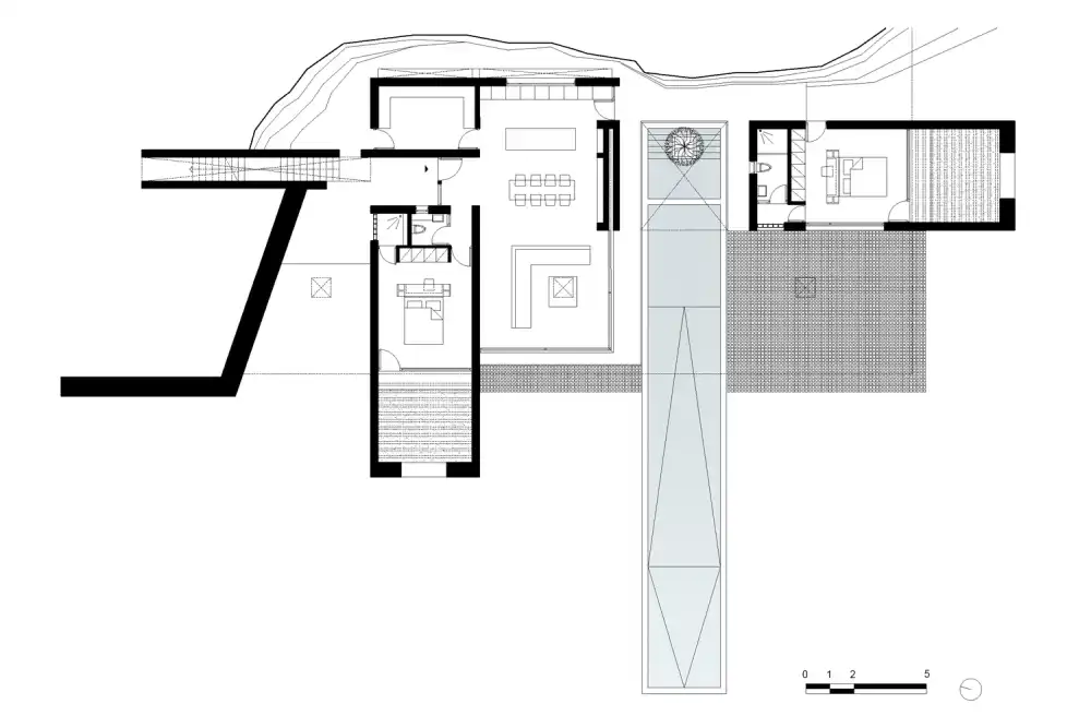 The Lap Pool House Plan by Aristides Dallas Architects