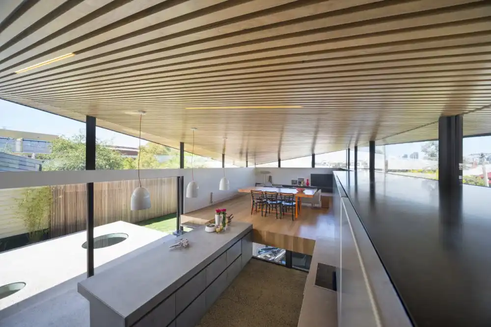 The Mullet Underground Garage by March Studio level kitchen