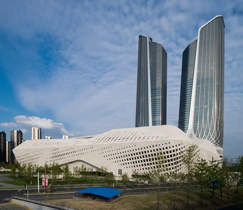 The Nanjing International Youth Culture Centre by Zaha hadid