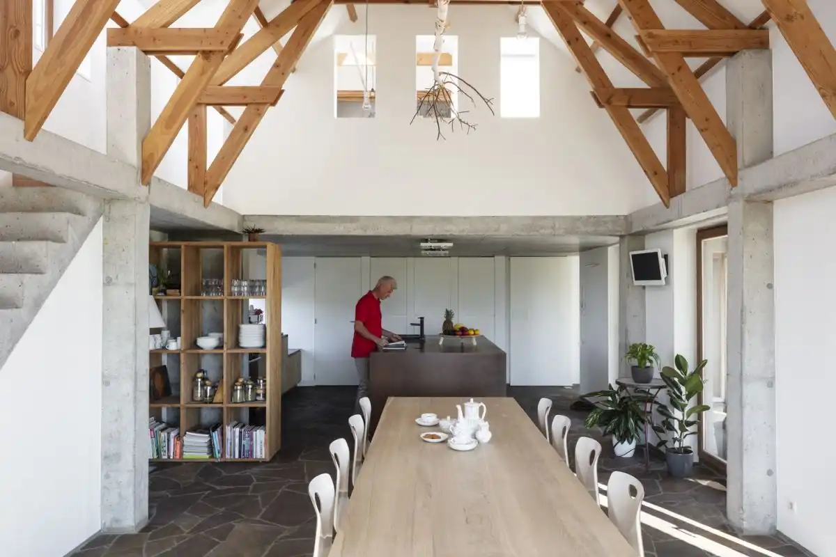 The Nico & Hilde House by Atelier Vens Vanbelle - low ceiling