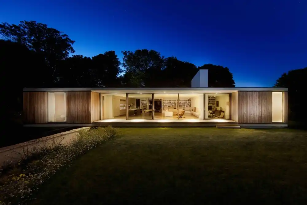 The Quest In uk by Strom Architects sunset