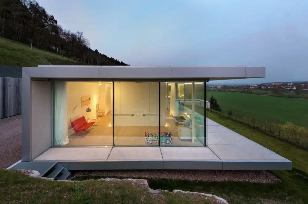 The amazing Villa K by Paul de Ruiter Architects Glass Walls