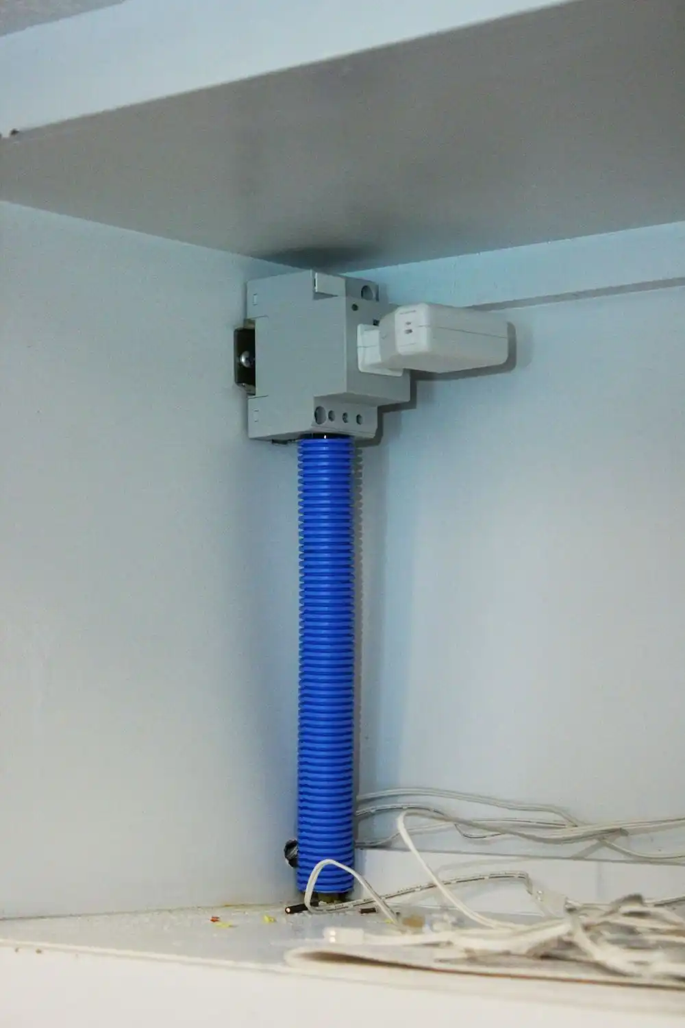 The conduit can now be painted