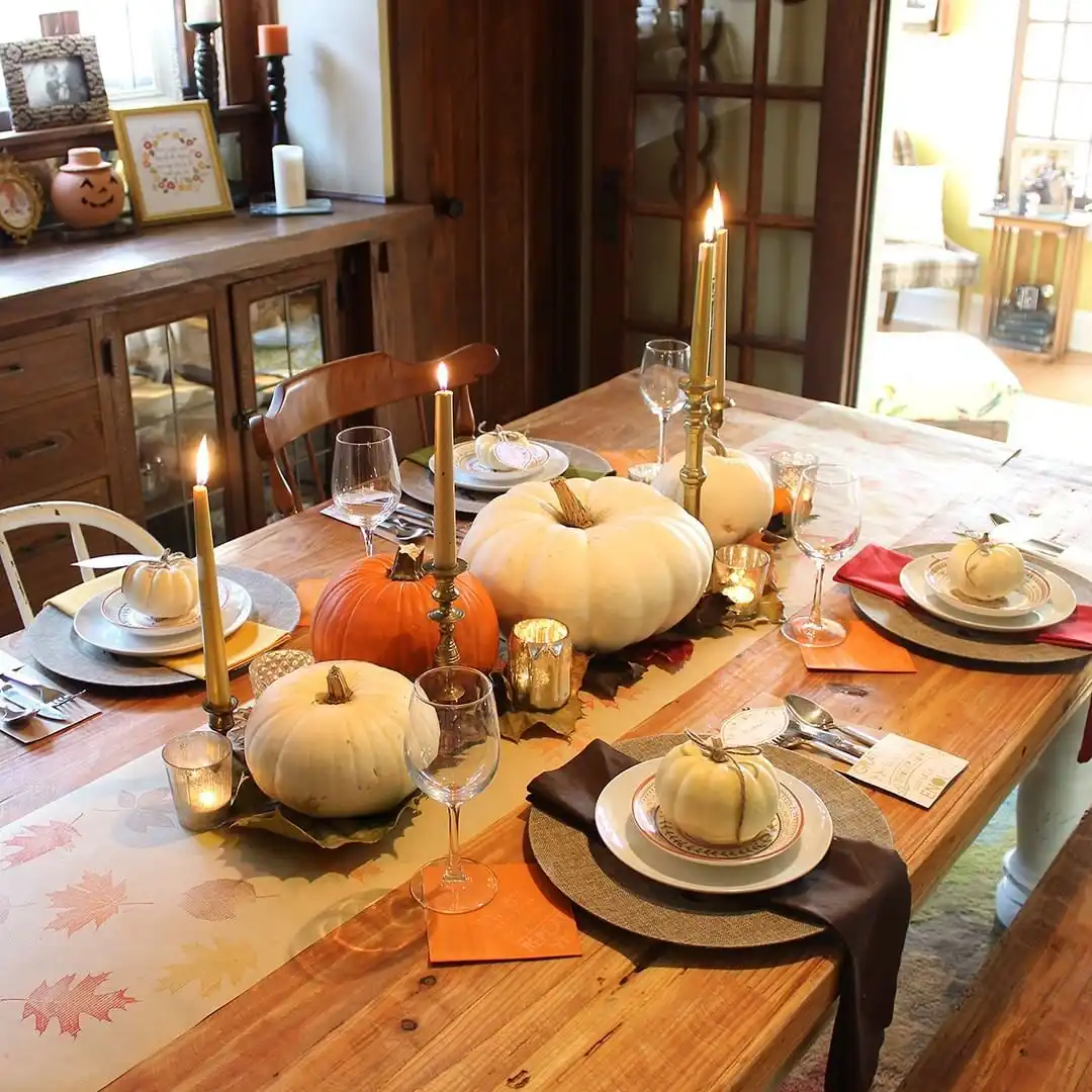 The most beautiful thanksgiving table decor