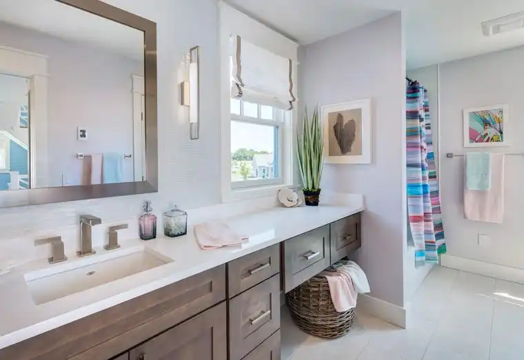 This old classic shingle-style home - bathroom design