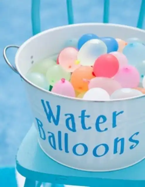 Throw Water Balloons