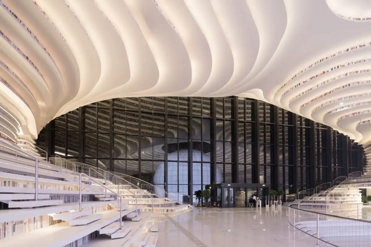 Tianjin Binhai Library design by MVRDV 0ciik