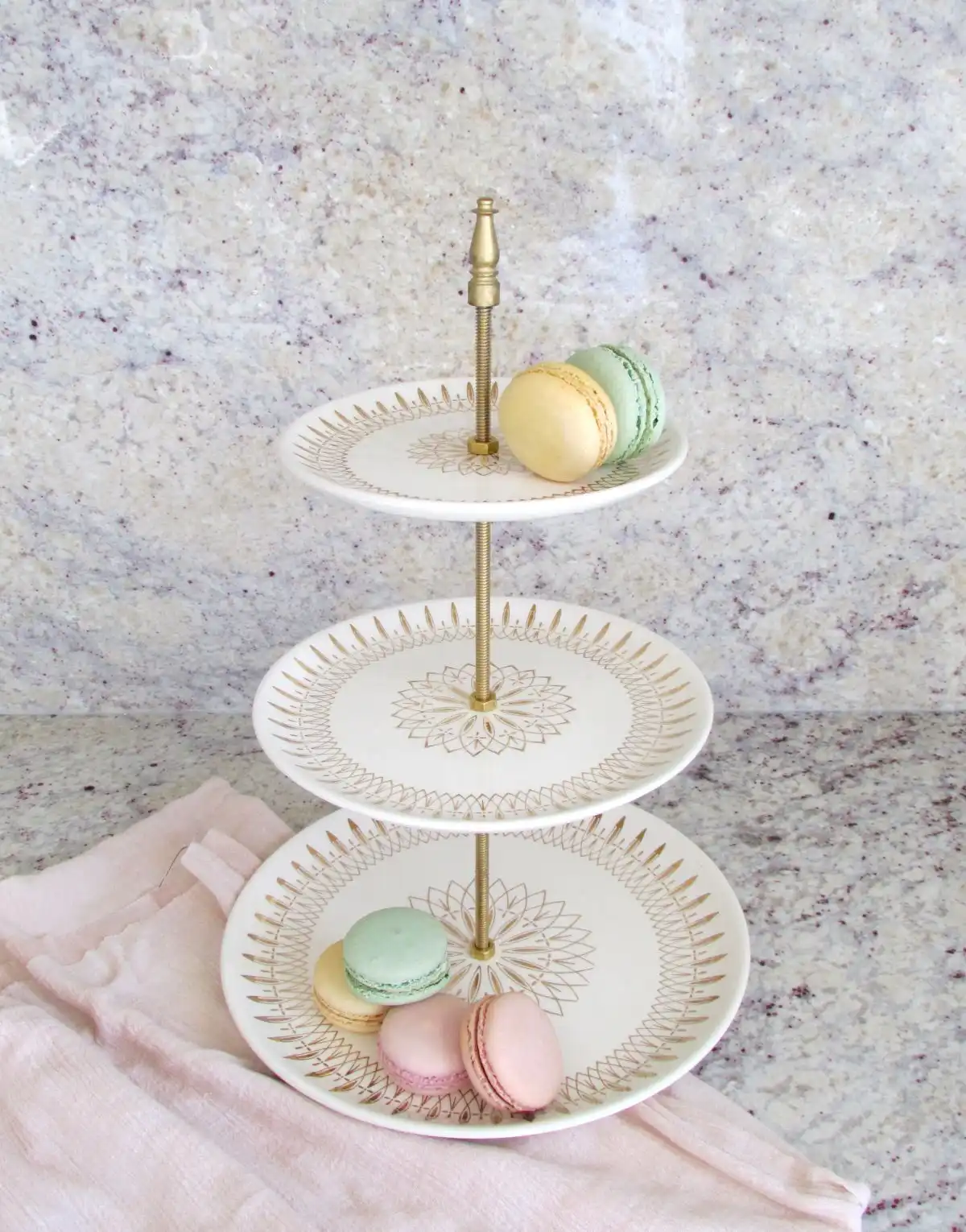 Tiered Dessert Stand DIY Mothers Day