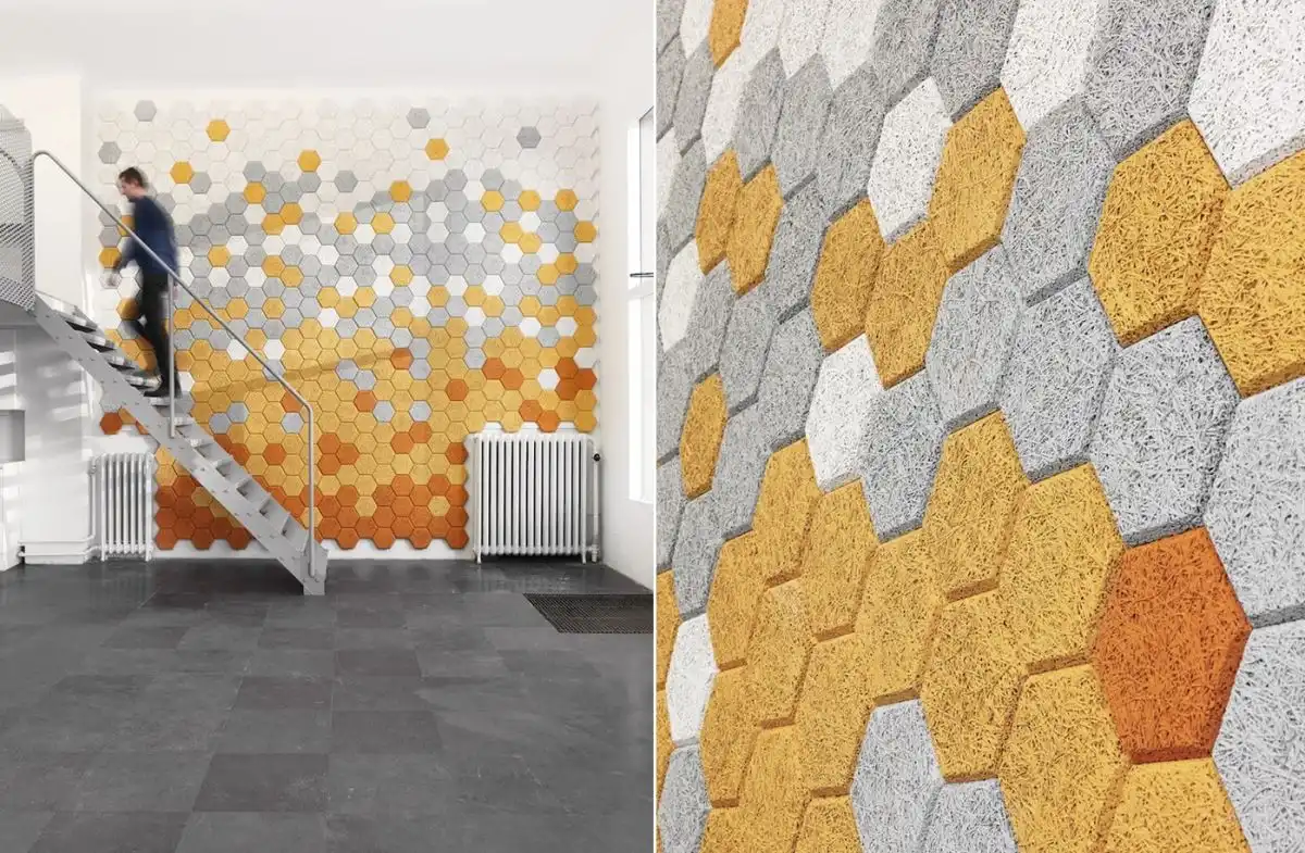 Tiles sound absortion